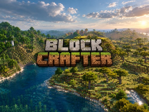 BlockCrafter - 3D Block Building and Survival Game
