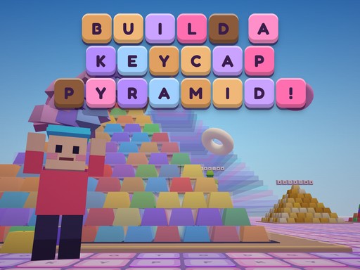 Build a Keycap Pyramid Oyna - Eğlenceli Tuş İnşası