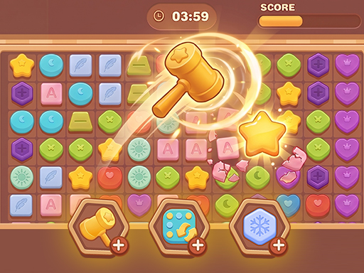 Candy Match Move - Play Colorful Candy Matching Game