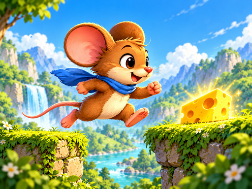 Daddy Mouse - Peynir Toplama ve Platform Oyunu Oyna