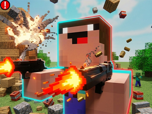 Play Destroy Minecraft - Action-Packed FPS War Game