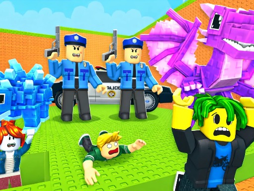 Escape Police for Brainrots Oyna - Hemen Kaçmaya Başla