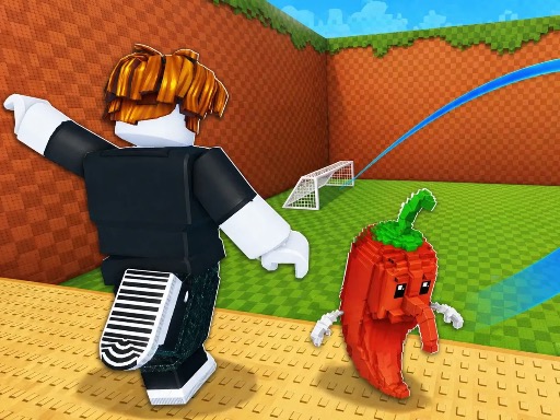 Kick a Lucky Block: Tsunami Football Oyna - Şans Blokları Tekmele!