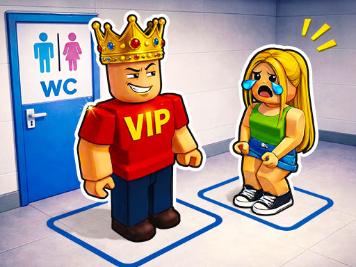 Play Obby Toilet Line - Fun Toilet Queue Game