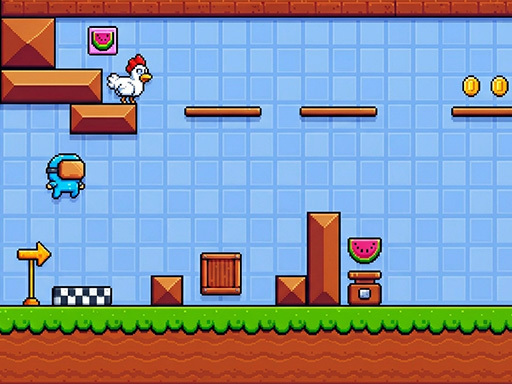Pixel Adventure 3D Oyna - Renkli Macera Oyunu | Playmod