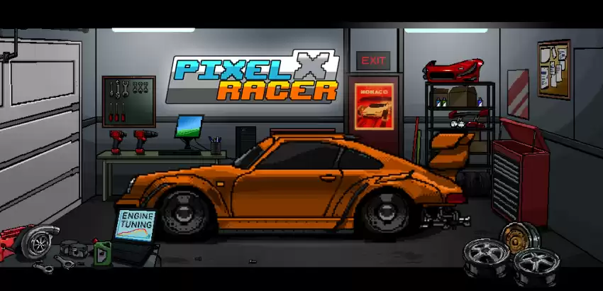 Pixel Car Racer Apk Para Hileli Mod İndir 1.2.5