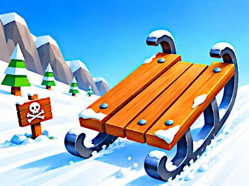 Snow Rush 3D - Play Online Snow Ski and Sled Game