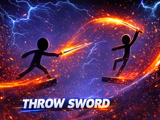 Throw Sword Oyna - Aksiyon Dolu Çöp Adam Kılıç Oyunu