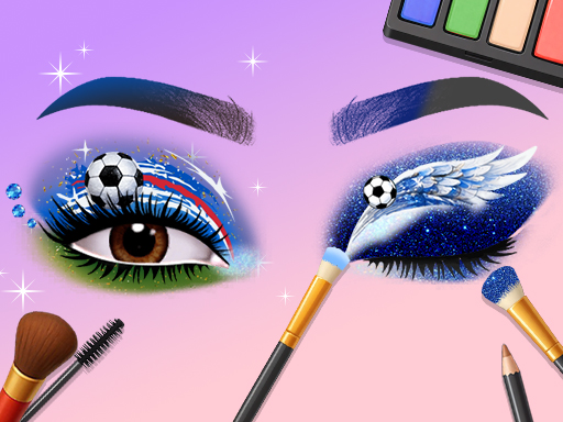 World Cup Eye Art - Design Fan Makeup and Have Fun!